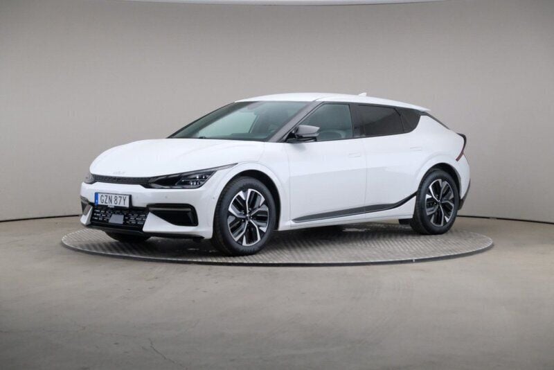 Vit Begagnad 2021 Kia EV6 4 SUV | 349 000 kr (Bra pris) - Bild 1/4