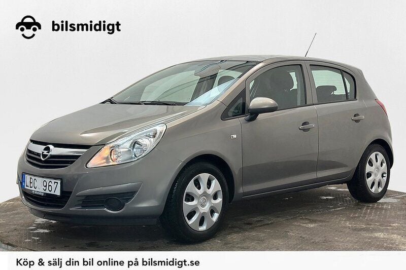 Brun Begagnad 2010 Opel Corsa Enjoy Halvkombi | 59 900 kr (Marknadspris) - Bild 1/3