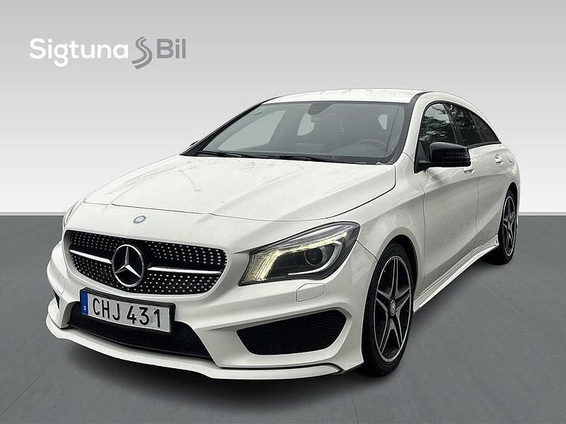 Begagnad Mercedes CLA180 Shooting Brake AMG 122 HK (89 kW) 2016 Vit Kombi