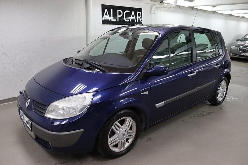 Begagnad Renault Scénic II 135 HK (99 kW) 2004 Blå Minibuss