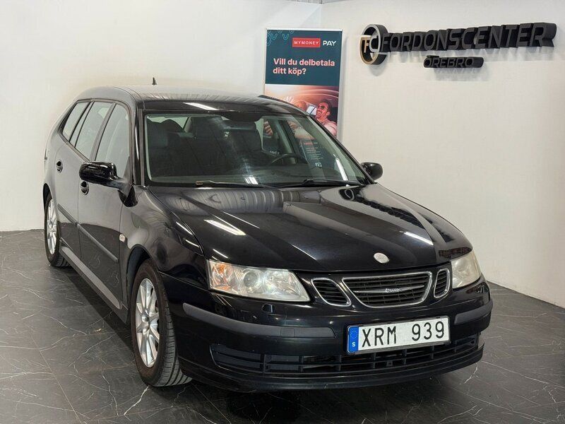 Svart Begagnad 2006 Saab 9-3 Linear Kombi | 44 900 kr (Marknadspris) - Bild 1/4