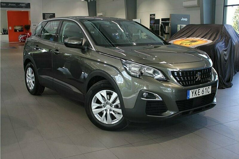 Grå Begagnad 2019 Peugeot 3008 Active SUV | 209 900 kr (Marknadspris) - Bild 1/4