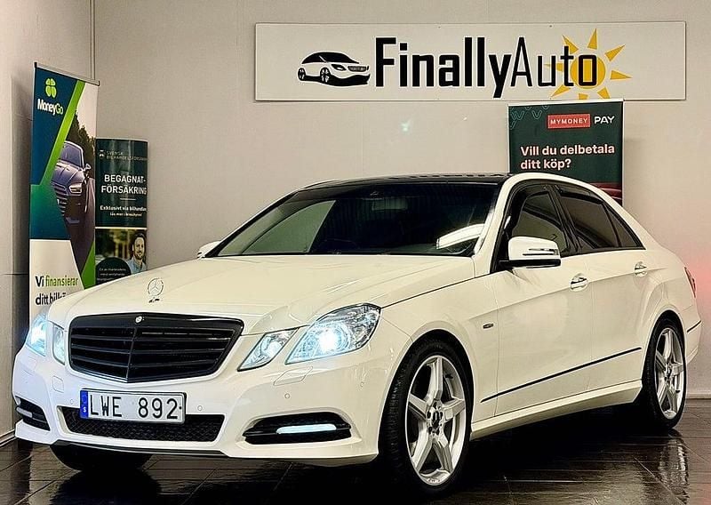 Begagnad Mercedes E250 Avantgarde 204 HK (150 kW) 2011 Vit Sedan