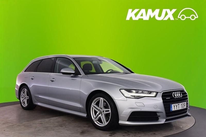 Silver/grå Begagnad 2018 Audi A6 Kombi | 199 800 kr (Superpris) - Bild 1/4