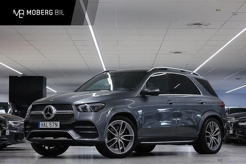Grå Begagnad 2022 Mercedes GLE350 AMG Line Premium Plus SUV | 739 900 kr - Bild 1/3