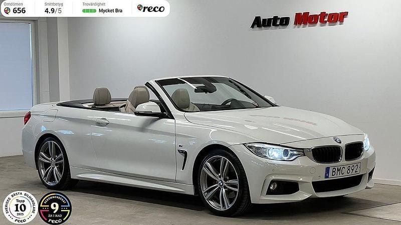 Begagnad BMW 428 M Sport 245 HK (180 kW) 2015 Vit Cab