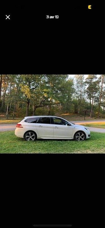 Vit Begagnad 2016 Peugeot 308 GT Kombi | 110 000 kr (Bra pris) - Bild 1/4