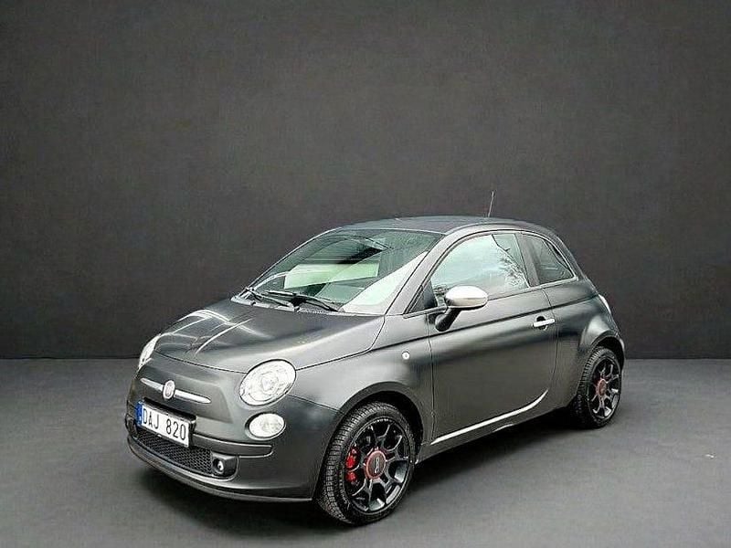 Begagnad Fiat 500 Sport 101 HK (74 kW) 2011 Svart Halvkombi