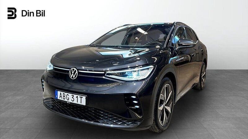 Mörkgrå (mangan grey metallic blac) Begagnad 2022 VW ID.4 GTX SUV | 349 900 kr (Superpris) - Bild 1/4