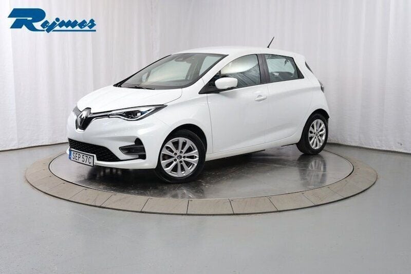 Vit (glaciär vit) Begagnad 2021 Renault Zoe Zen Halvkombi | 169 800 kr (Marknadspris) - Bild 1/4
