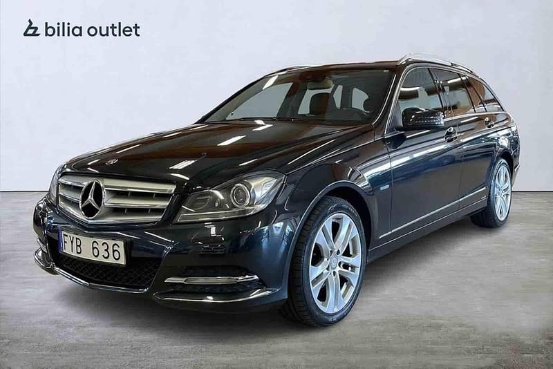 Svart Begagnad 2012 Mercedes C200 Kombi | 109 900 kr (Marknadspris) - Bild 1/1