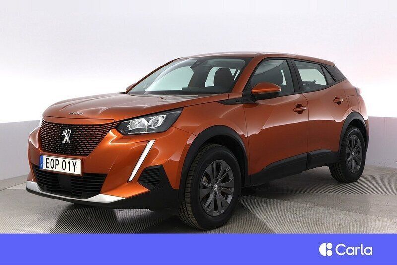 Orange Begagnad 2021 Peugeot e-2008 Active SUV | 159 900 kr (Marknadspris) - Bild 1/4
