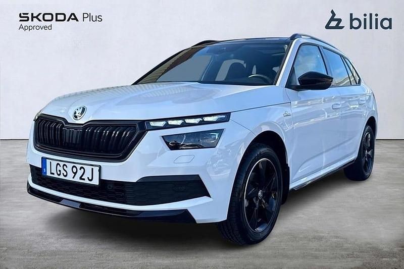 Vit Begagnad 2022 Skoda Kamiq Monte Carlo SUV | 209 500 kr (Superpris) - Bild 1/4