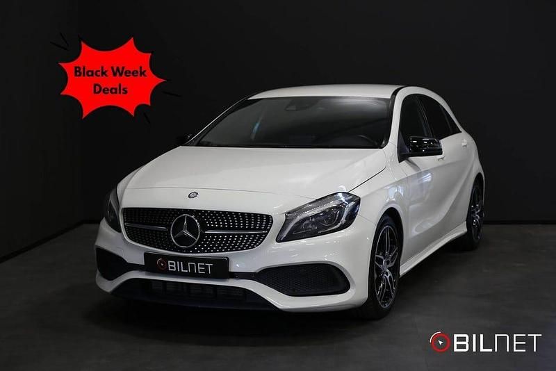 Vit Begagnad 2016 Mercedes A180 AMG Halvkombi | 149 900 kr (Marknadspris) - Bild 1/4