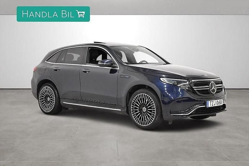 Begagnad Mercedes EQC400 AMG 300 kW (408 HK) 2020 Mörkblå SUV