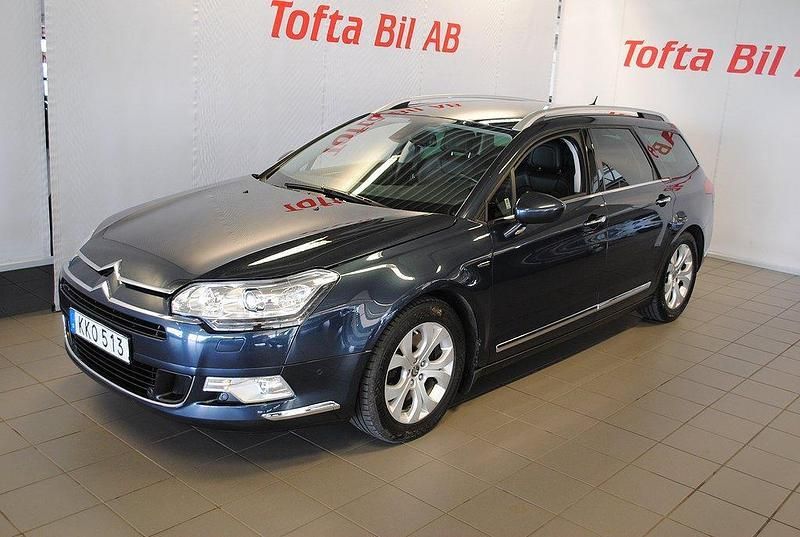 Mörkblå Begagnad 2014 Citroën C5 Kombi | 109 000 kr (Dyr) - Bild 1/4