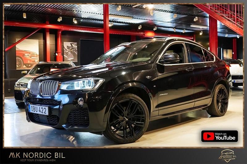 Svart Begagnad 2016 BMW X4 M Sport SUV | 239 000 kr (Marknadspris) - Bild 1/4