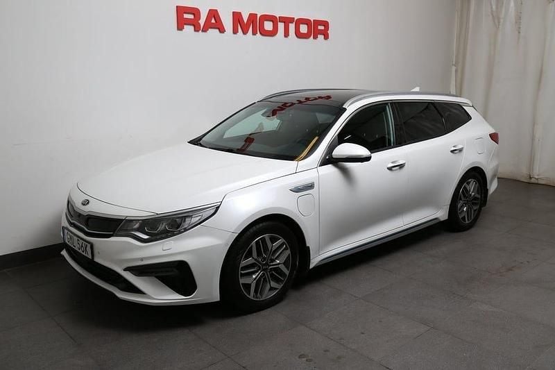 Vit Begagnad 2019 Kia Optima Advance Kombi | 208 800 kr (Marknadspris) - Bild 1/3