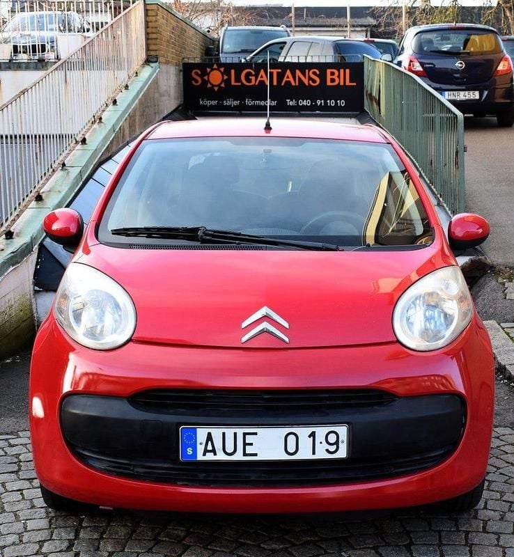 Röd Begagnad 2007 Citroën C1 Halvkombi | 24 800 kr (Marknadspris) - Bild 1/4