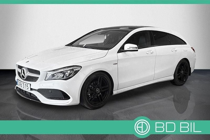 Vit Begagnad 2017 Mercedes CLA180 Shooting Brake AMG Kombi | 209 900 kr (Marknadspris) - Bild 1/3