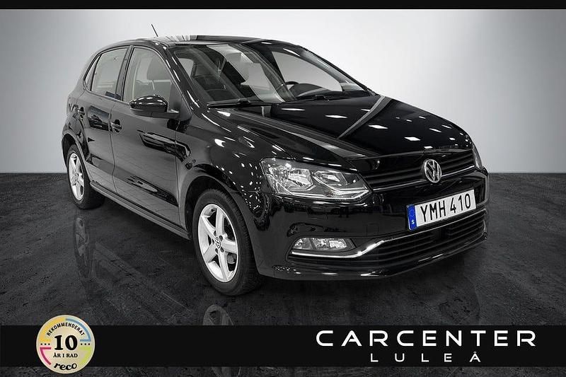 Svart Begagnad 2017 VW Polo Halvkombi | 99 900 kr (Marknadspris) - Bild 1/3