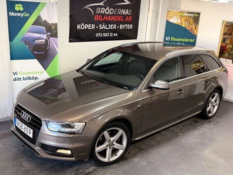 Grå Begagnad 2014 Audi A4 Kombi | 114 900 kr (Marknadspris) - Bild 1/4