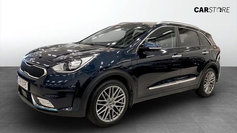 Blå (blue) Begagnad 2018 Kia Niro SUV | 179 900 kr (Marknadspris) - Bild 1/4