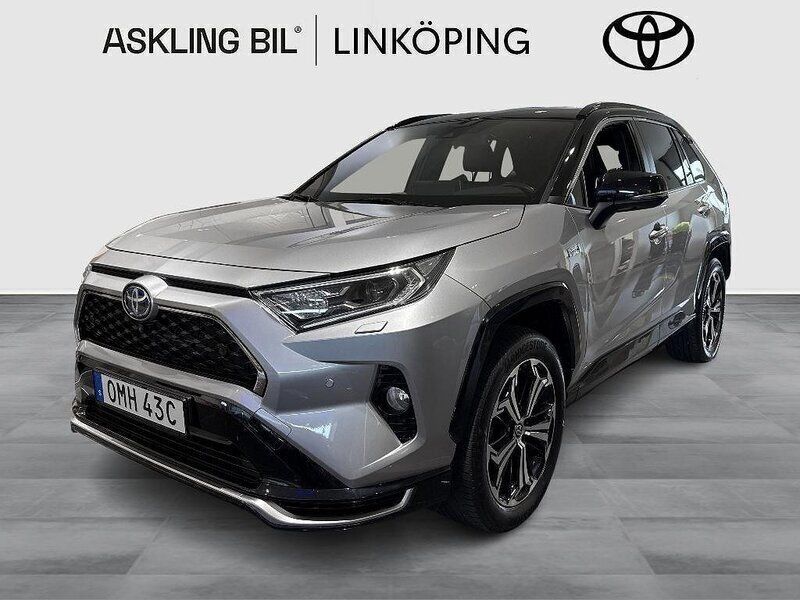 Grå Begagnad 2021 Toyota RAV4 Hybrid Premium SUV | 419 000 kr (Marknadspris) - Bild 1/3