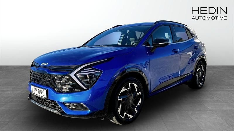 Begagnad Kia Sportage GT-Line 180 HK (132 kW) 2022 Blå (blue) SUV