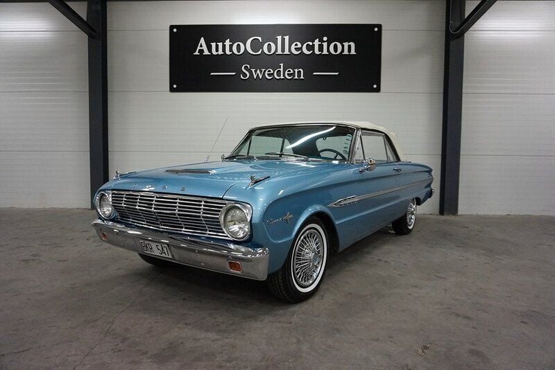 Blå Begagnad 1963 Ford Falcon Convertible Cab | 319 000 kr - Bild 1/4