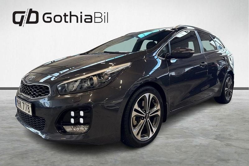 Grå Begagnad 2016 Kia Ceed Sportswagon GT-Line Kombi | 104 900 kr (Marknadspris) - Bild 1/4