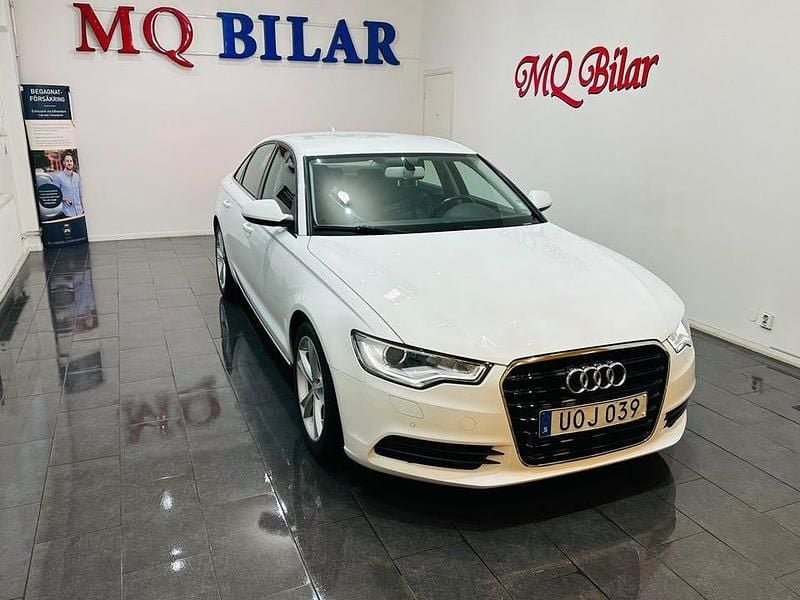 Begagnad Audi A6 Proline 190 HK (139 kW) 2014 Vit Sedan