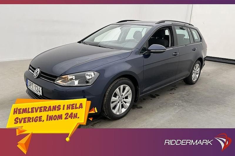 Begagnad VW Golf VII 105 HK (77 kW) 2014 Blå Kombi