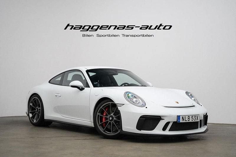 Vit Begagnad 2018 Porsche 911 GT3 Sportkupé | 1 925 000 kr (Dyr) - Bild 1/4