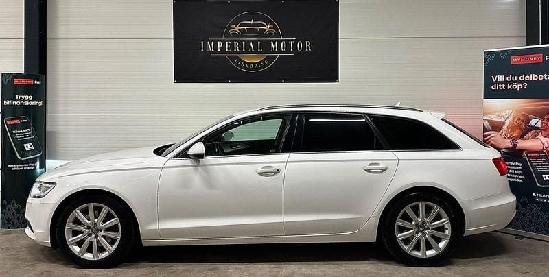Vit Begagnad 2013 Audi A6 Ambition Kombi | 99 900 kr (Bra pris) - Bild 1/4