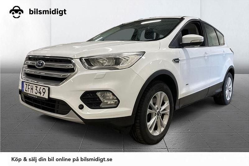 Vit Begagnad 2018 Ford Kuga Titanium SUV | 189 800 kr - Bild 1/3