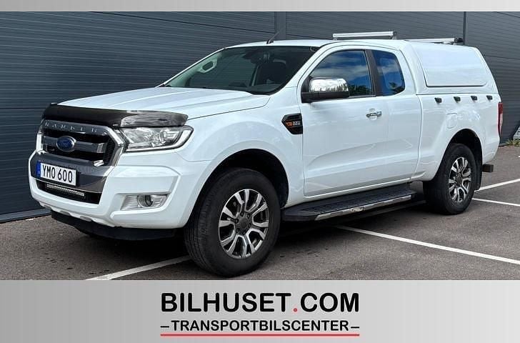 Vit Begagnad 2017 Ford Ranger Pickup | 184 900 kr (Marknadspris) - Bild 1/4