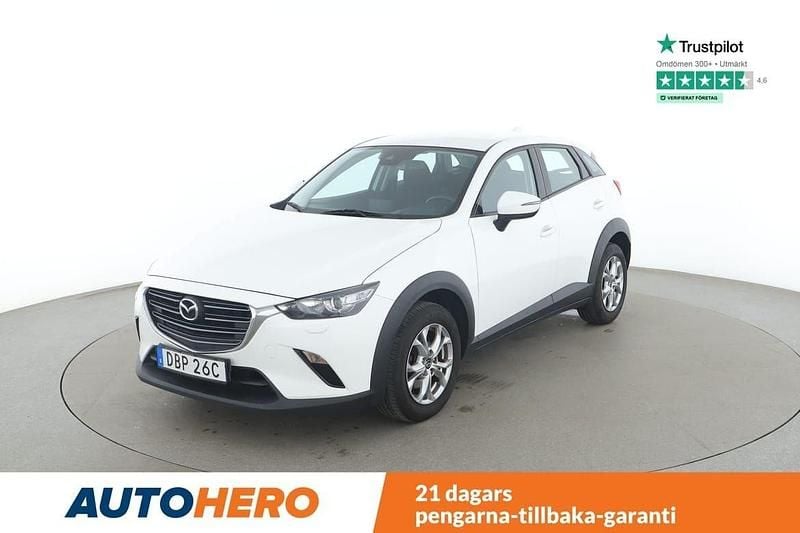 Vit Begagnad 2019 Mazda CX-3 Core SUV | 168 000 kr (Superpris) - Bild 1/4