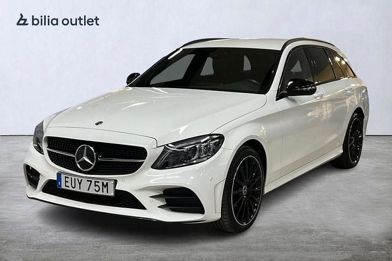Begagnad Mercedes C220 AMG 194 HK (142 kW) 2021 Vit Kombi