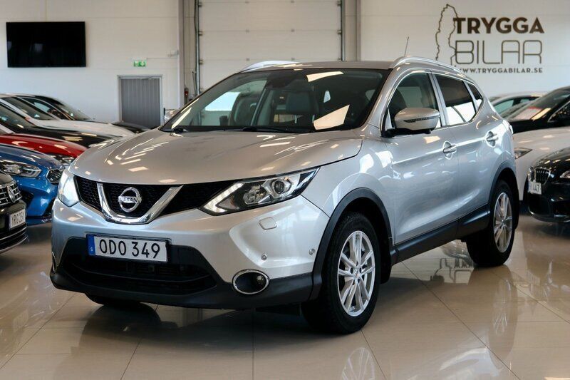Silver Begagnad 2016 Nissan Qashqai 360º SUV | 159 000 kr (Marknadspris) - Bild 1/4