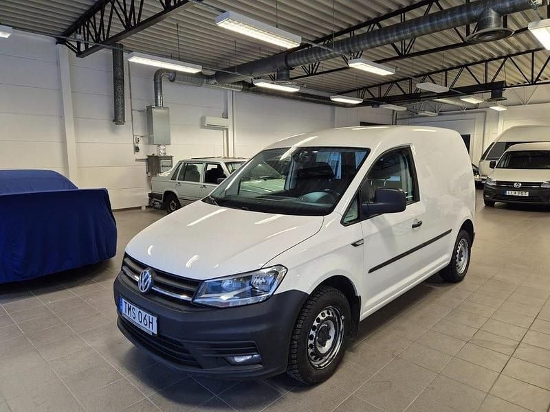 Vit Begagnad 2020 VW Caddy Minibuss | 139 900 kr (Bra pris) - Bild 1/4
