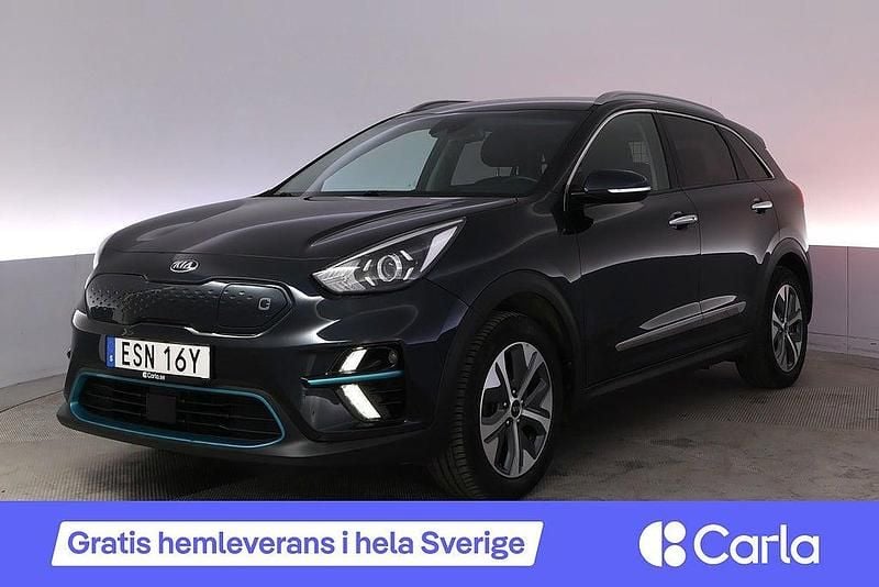 Blå Begagnad 2021 Kia e-Niro Advance SUV | 222 990 kr (Bra pris) - Bild 1/4