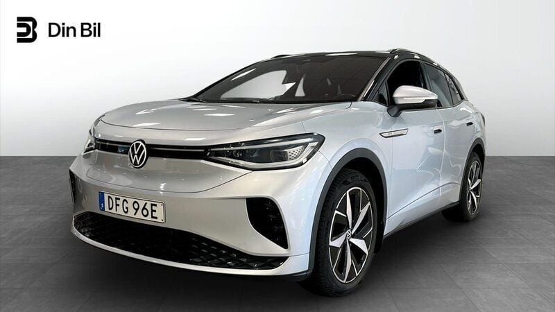 Silver Begagnad 2022 VW ID.4 GTX SUV | 349 900 kr (Bra pris) - Bild 1/4