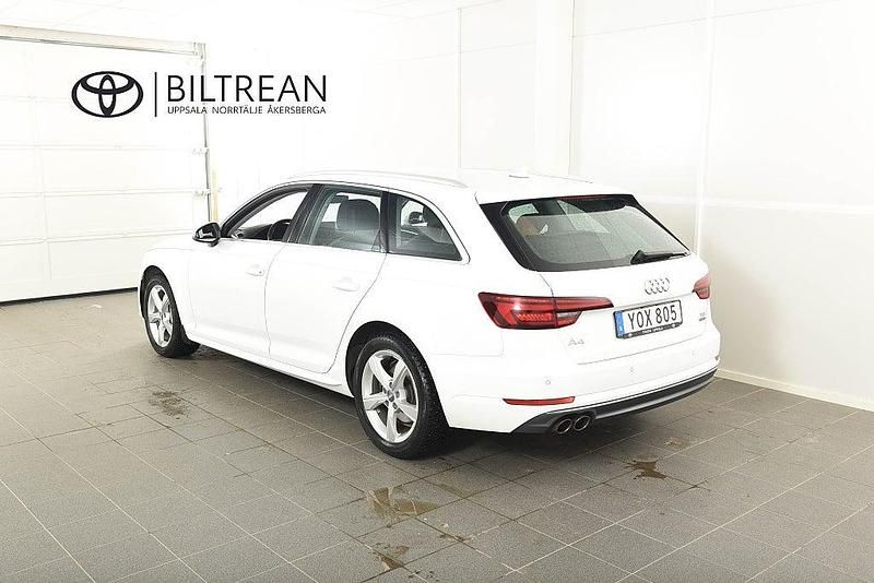 Begagnad Audi A4 Sport 190 HK (139 kW) 2018 Vit Kombi