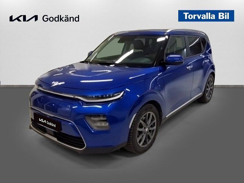 Blå Begagnad 2021 Kia Soul EV 2 SUV | 239 900 kr (Marknadspris) - Bild 1/4