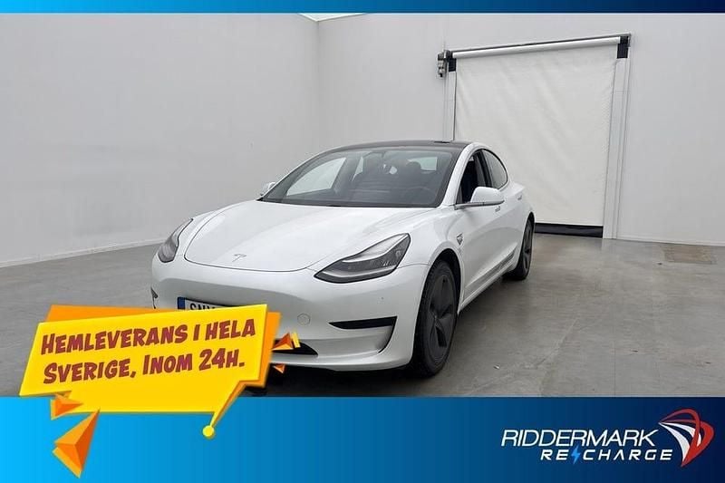 Vit Begagnad 2020 Tesla Model 3 Standard Range Plus Sedan | 219 800 kr (Marknadspris) - Bild 1/3