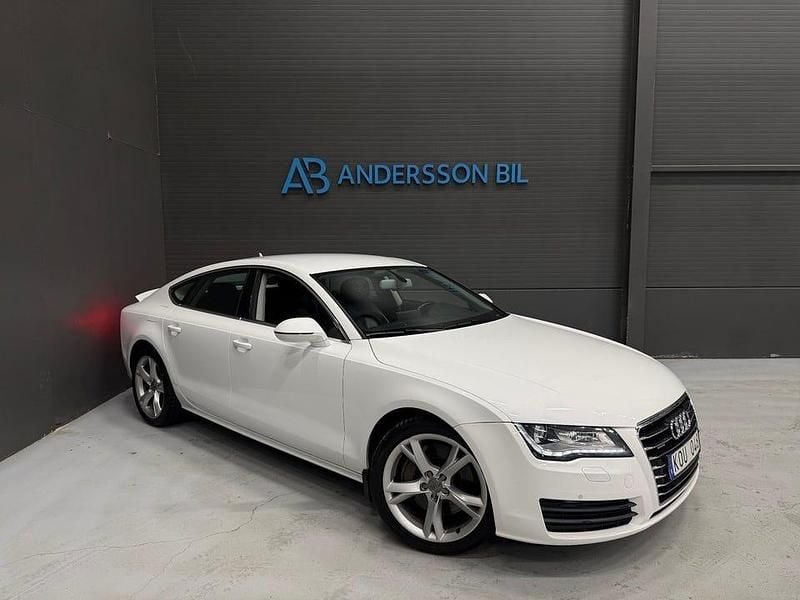 Begagnad Audi A7 Sportback 301 HK (221 kW) 2011 Vit Halvkombi