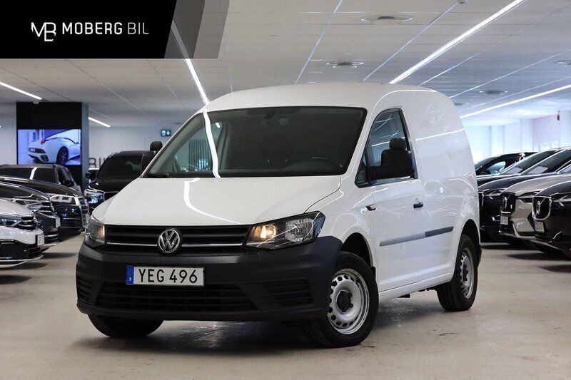 Vit Begagnad 2016 VW Caddy Minibuss | 99 900 kr (Marknadspris) - Bild 1/3