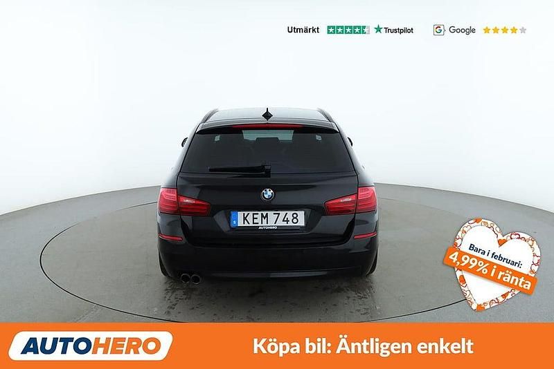 Begagnad BMW 520 192 HK (141 kW) 2015 Svart Kombi
