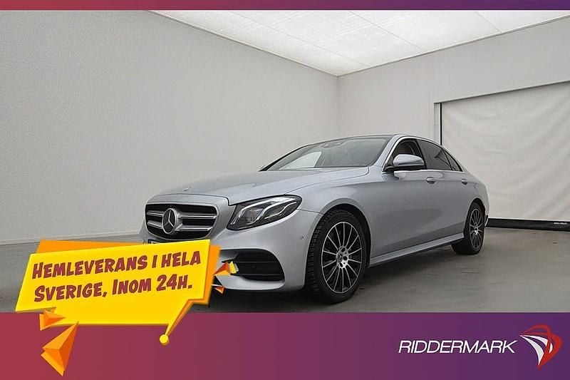 Begagnad Mercedes E350 AMG 258 HK (189 kW) 2017 Silver Sedan